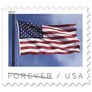 Forever Stamps 2019 U.S. Flag – Patriotic Symbol, First-Class Postage