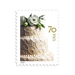 First Class Stamps 2014 Wedding Cake – Wedding Invitation, 70¢ Postage