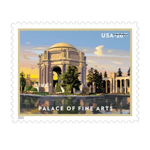 Priority Mail Express Stamps 2022 Palace of Fine Arts – Cultural Heritage, $26.95 Postage