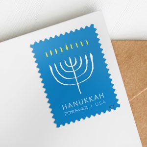 Forever Stamps 2024 Hanukkah – Holiday Celebration, First-Class Postage