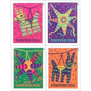 Forever Stamps 2023 Piñatas – Festive Celebration, First-Class Postage