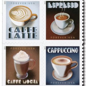 Forever Stamps 2021 Espresso Drinks – Coffee Set, First-Class Postage