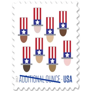 Additional Ounce Stamps 2017 Uncle Sam’s Hat – Patriotic, First-Class Rate